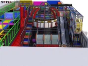 القفز المنطقة للأطفال الصغار